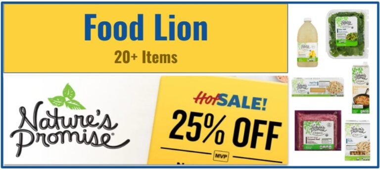 Discover Nature’s Promise Deals at Food Lion This Week!