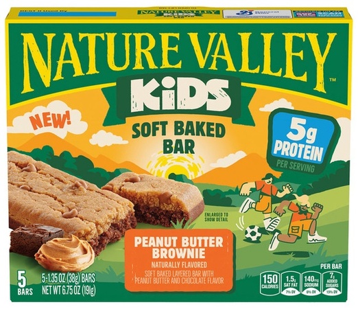 General Mills NV Kids Soft Baked Bars - PB Brownie