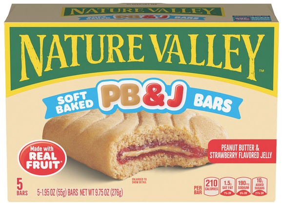 General Mills NV Soft Baked PB&J Bars - Strawberry