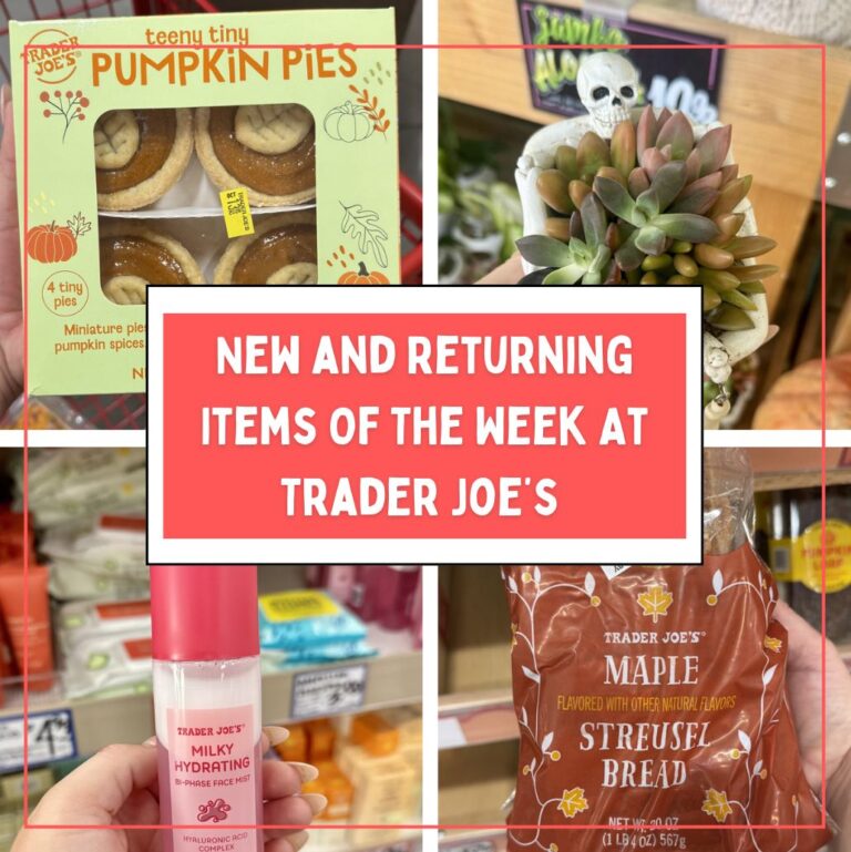 New and Returning Items Of The Week At Trader Joe’s (10/12 – 10/18)