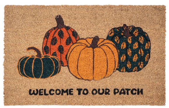 Kirkton House Fall Coir Mat - Welcome Patch