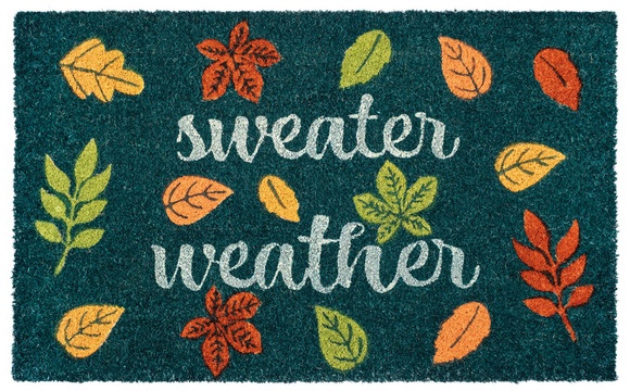 Kirkton House Fall Coir Mat - Sweater Weather