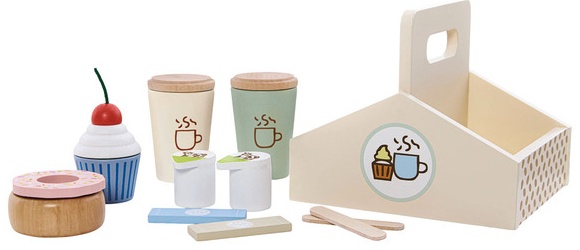 Little Town Wooden Sweets and Cake Assortment - WoodCoffeeGo