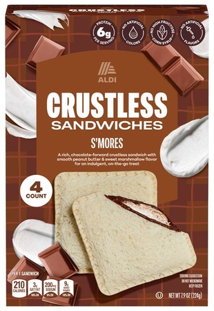 Aldi Crustless Sandwich Variety - Smores