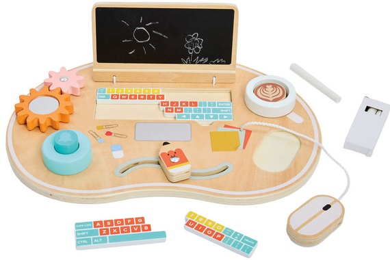 Little Town Wooden Activity Board & Cu - ActBrdwScreen