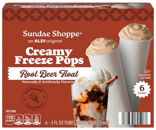 Sundae Shoppe Ice Cream Tubes - Root Beer Float
