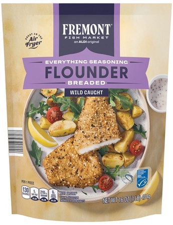 Fremont Fish Market Everything Bagel Flounder - 