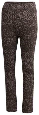 Serra Ls Pull On Jeggings - Leopard Print