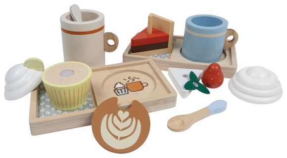 Little Town Wooden Sweets and Cake Assortment - WoodCoffeeCake