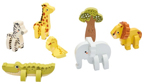 Little Town Wooden Puzzles - Safari Puzzle