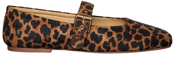 Serra Ls Mary Jane Flats - Leopard