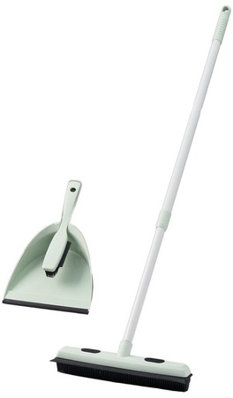 Heart To Tail Pet Hair Broom Set - Sage Green