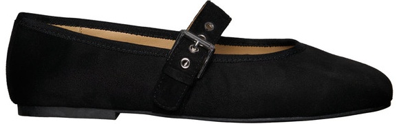 Serra Ls Mary Jane Flats - Black