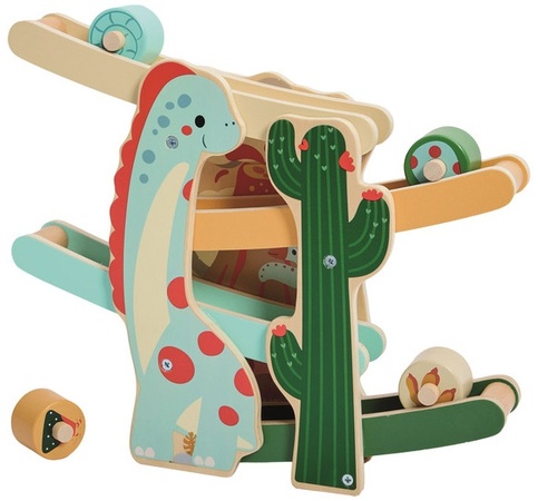 Little Town Wooden Infant Assortment - Dino Ramp Racer