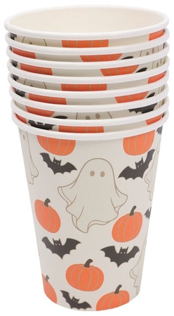 Halloween Treat/Beverage Cup - Ghost bats pump
