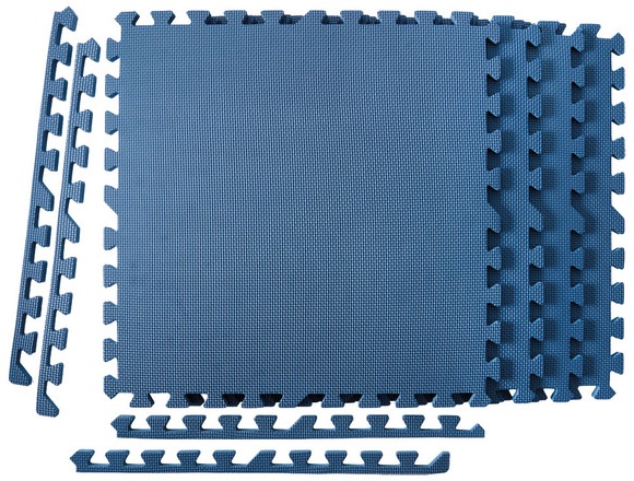 Easy Home Interlocking Floor Tiles - Blue
