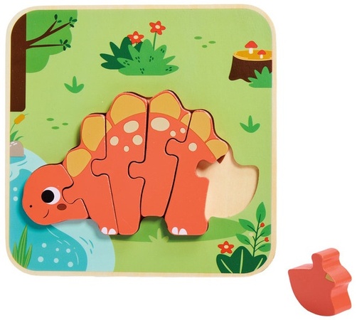 Little Town Wooden Puzzles - Dino 2