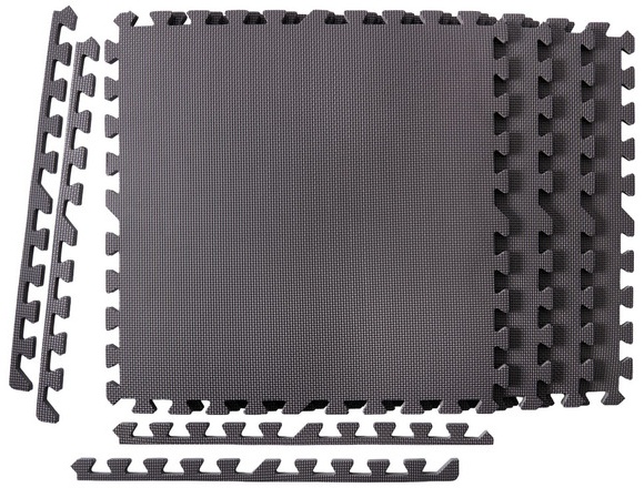 Easy Home Interlocking Floor Tiles - Gray
