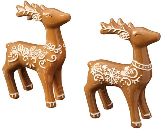 Merry Moments Gingerbread Sleigh or 2pk - 2pk Reindeer