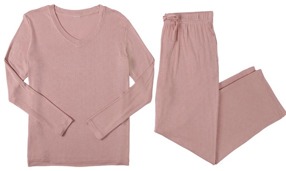 Serra Pointelle Pajama - Pink
