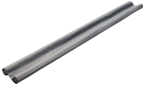 Easy Home Double Draft Excluder - Grey