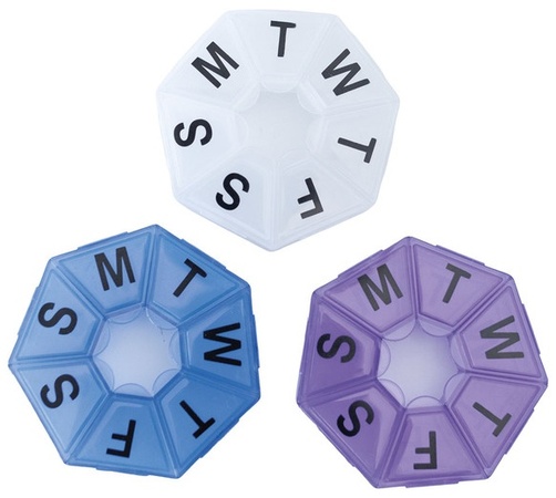 Welby Pill Planning Assortment - 7-Sided Pill Bo