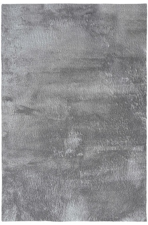 Kirkton House Faux Fur Rug - Gray