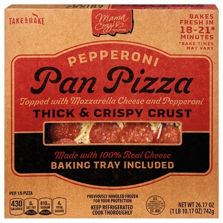 Mama Cozzi's Pizza Kitchen Pepperoni Pan Pizza - 