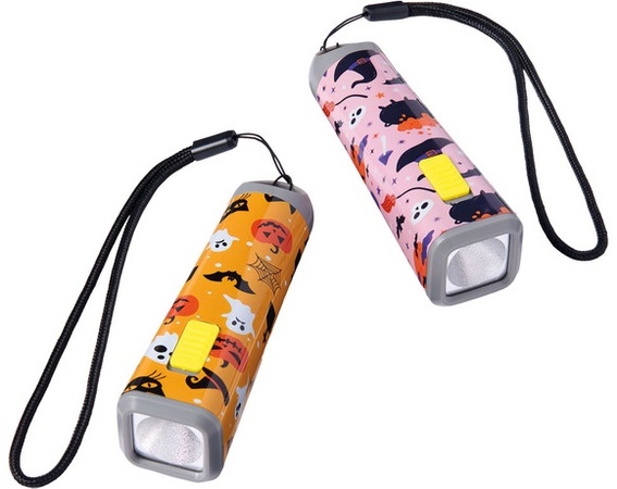 The Halloween Collection 2Pk Halloween Flashlight - Orange/Pink