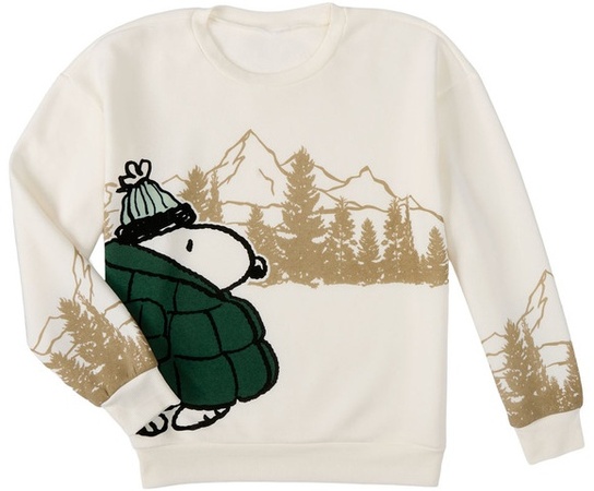 Licensed Peanuts Pullover - White