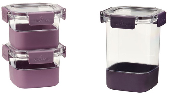 Crofton Plastic Pantry with Sleeve - Purple
