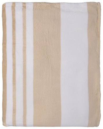 Kirkton House Royal Plush - Full/Queen - Stripe Cream