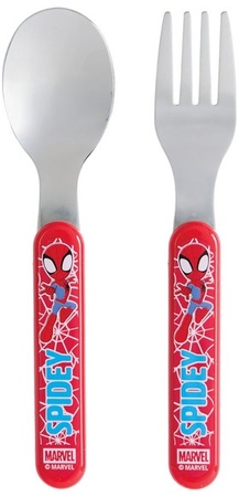 Zak! Divided Plate/Flatware - Spidey - Flatware