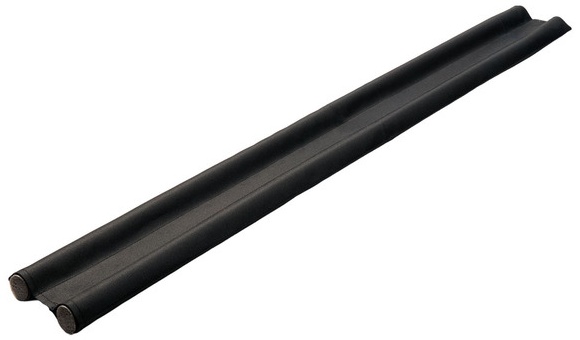 Easy Home Double Draft Excluder - Black