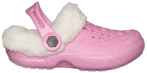 Lily & Dan Warm Lined Clogs - Pink