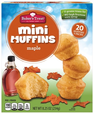 Baker's Treat Cookie/Maple Mini Muffins - Maple