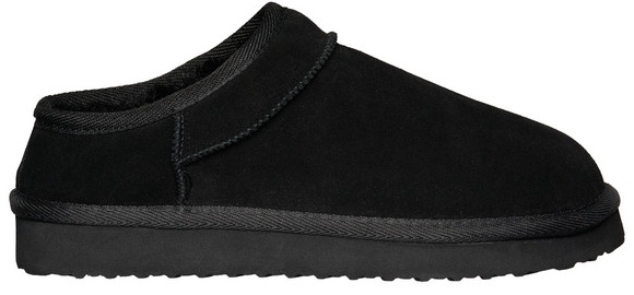 Serra Suede Slip On Shoes - Black