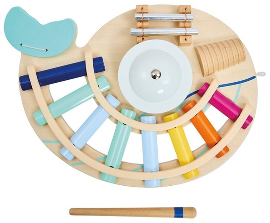 Little Town Wooden Musician Set - Whale