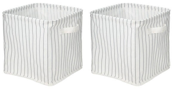 Kirkton House Textile Storage - Storage Basket - Stripes
