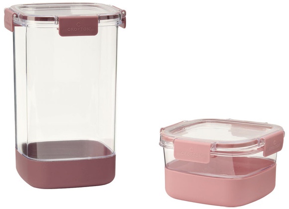 Crofton Plastic Pantry with Sleeve - Pink
