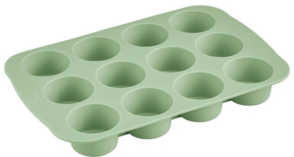 Crofton Silicone Mini Muffin Pan - Mint Green