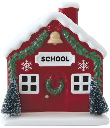 Merry Moments LED Nostalgic Village House - School