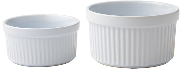 Crofton Mini Ceramic Ramekin - White