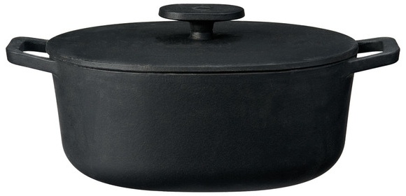 Crofton 5.3qt Cast Iron Oval Dutch Oven - 