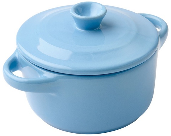 Crofton Mini Ceramic Casserole Dish - Blue