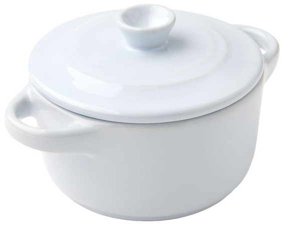 Crofton Mini Ceramic Casserole Dish - White