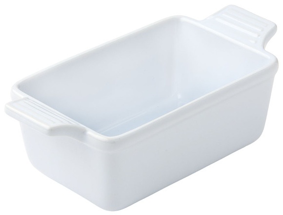 Crofton Mini Ceramic Loaf Dish - White