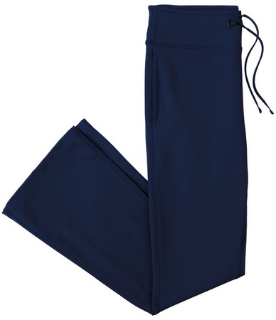 Crane Ladies Bubble Hem Pants - Blue