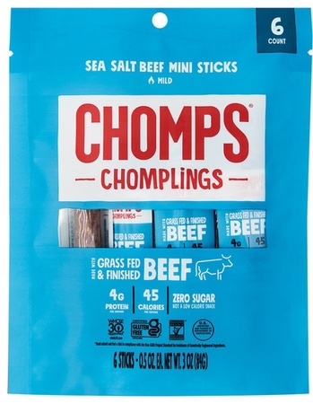 Chomps Chomplings Meat Sticks - Sea Salt Beef