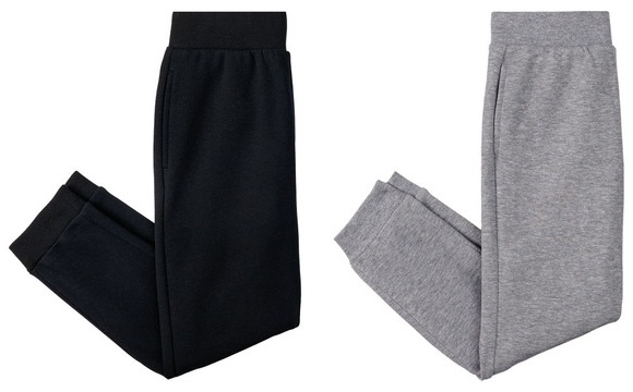 Lily & Dan Children's Sweatpants 2Pk - Black/Grey